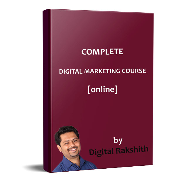 digital rakshith - digital marketing course